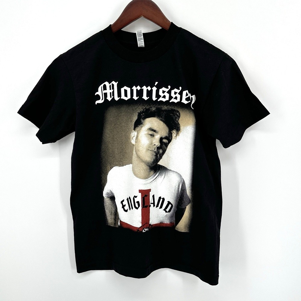 Morrissey Billy Idol Hollywood Bowl 2017 Graphic Black  Rock Band T-Shirt S